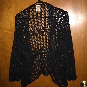 Used women’s crochet sweater